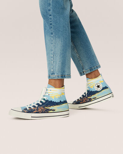 Chuck Taylor All Star The Great Outdoors Sea Salt Blue/Egret, On Foot Shot 1