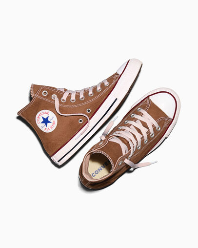Chuck Taylor All Star Dip Dye Wide Width Truffle Dyed, Angled View
