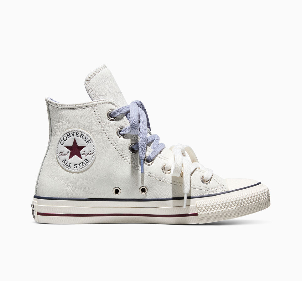 Chuck Taylor All Star Retro Leather Vintage White/Deep Bordeaux