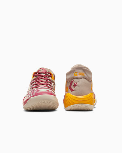 All Star BB Shift CX Dune claire/Jaune/Poussi&egrave;re astrale, Heel View
