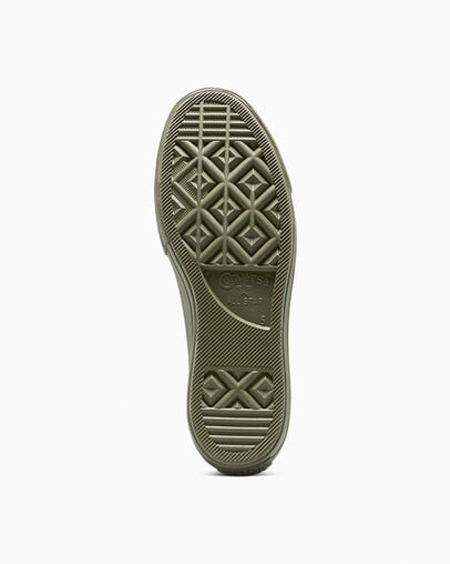 Chuck Taylor All Star Lift Platform Leather Utility/Utility/Silver, Outsole View