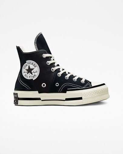 Chuck 70 Plus Negro/Garza/Negro, Outer Side View