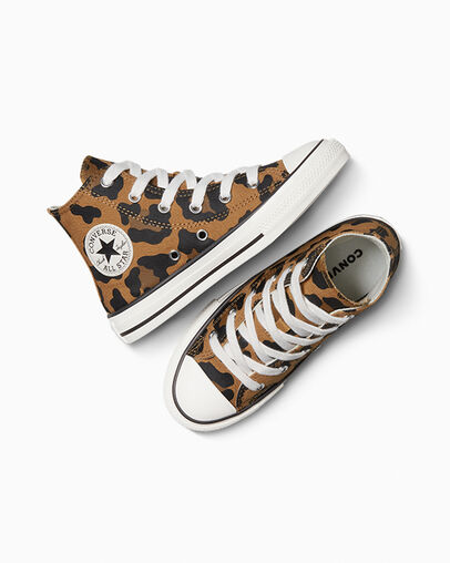 Chuck Taylor All Star Leopard Incensed/Vintage White/Black, Angled View