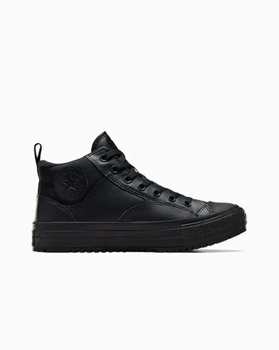 Chuck Taylor All Star Malden Street Boot Black/Black/Black, Outer Side View