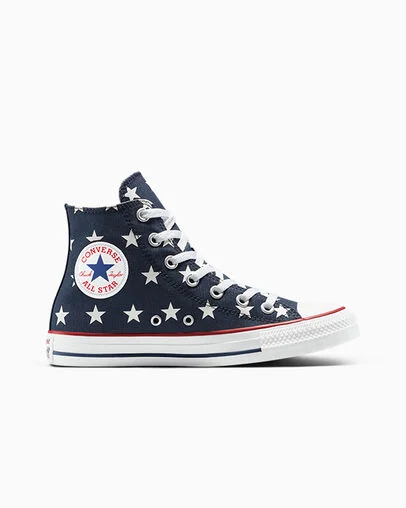 Chuck Taylor All Star Archive Stars Navy/White/Red, Outer Side View