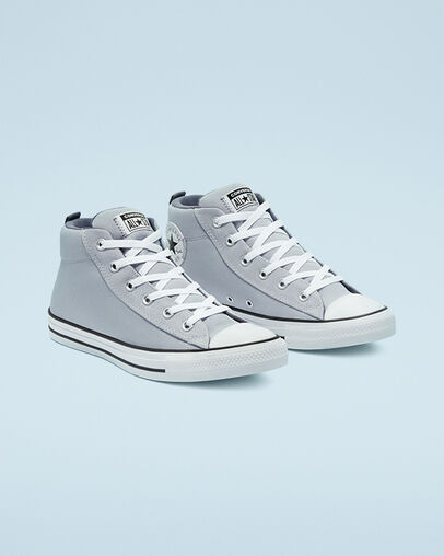 Chuck Taylor All Star Street Digital Terrain Gravel/Light Carbon/White, Angled View