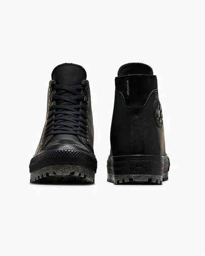 Chuck Taylor All Star City Trek Waterproof Boot Black/Blackblack, Heel View