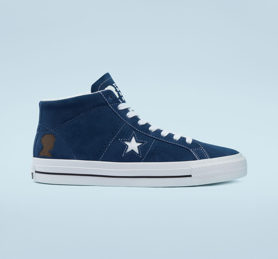 CONS One Star Pro Mid - Ben Raemers Foundation Navy/White/Black