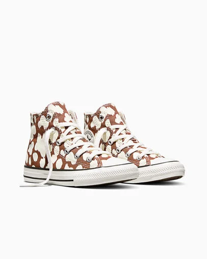 Chuck Taylor All Star Deer Unearthed/Egret/Vintage White, Top and Side View