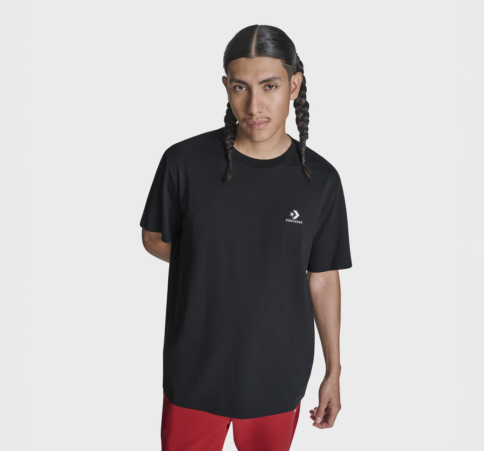 Star Chevron T-Shirt Black