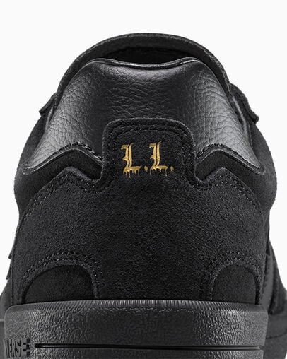CONS Louie Lopez Pro 2 Suede Black/Black/Gum, Detail Angle View