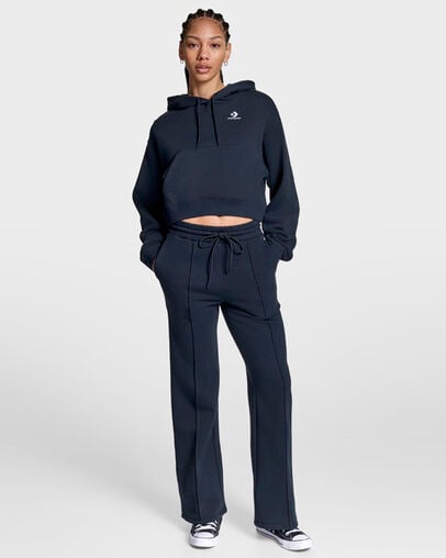 Star Chevron Pants Black, Full Body View