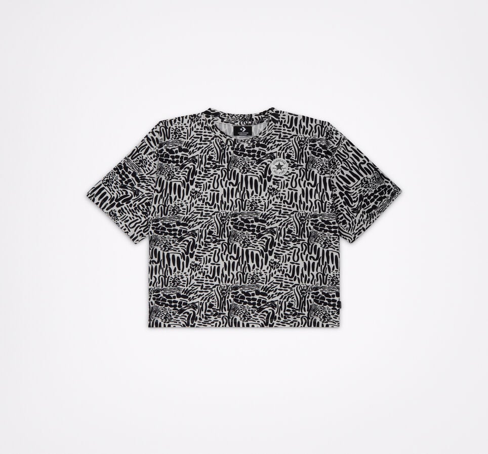 Chuck Taylor Graphic Print Boxy T-Shirt Egret Multi