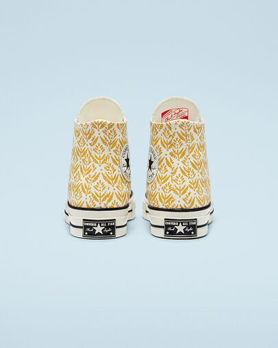 Summer Spirit Chuck 70 Gold Dart/Egret/Black, Heel View
