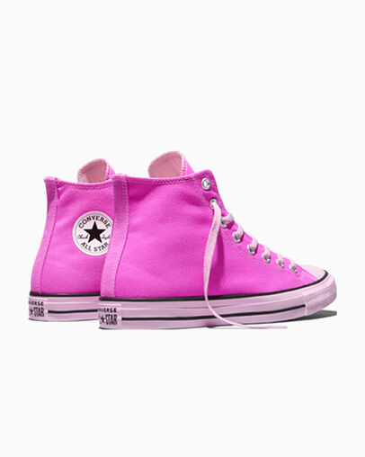 Chuck Taylor All Star Tonal Shocking Orchid, Heel View