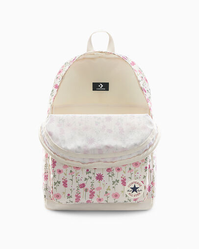 Go 2 Wildflowers Backpack Converse Egret Floral Aop, Detail View