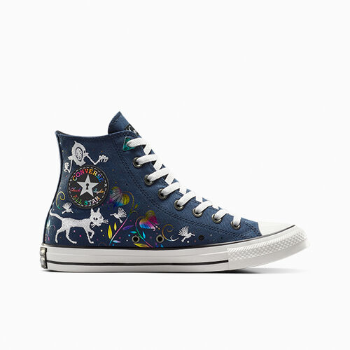 Converse X Coraline Chuck Taylor All Star Fresh Blueberry/zwart – A12506C