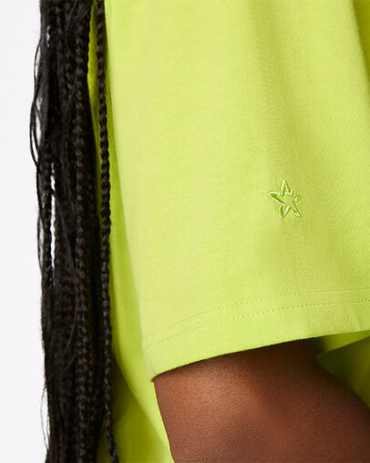 Love Your Mother Center Front T-Shirt Lime Twist