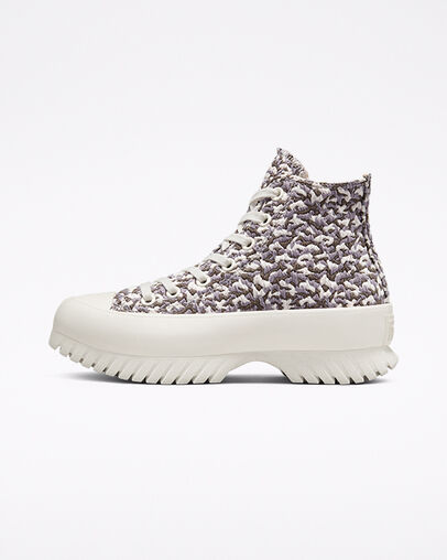 Chuck Taylor All Star Lugged 2.0 Jacquard Sand Dune/Egret/Egret, Inner Side View