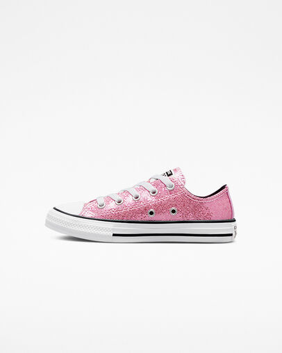 Chuck Taylor All Star Glitter Rosa/Rosa extremo/Negro, Inner Side View