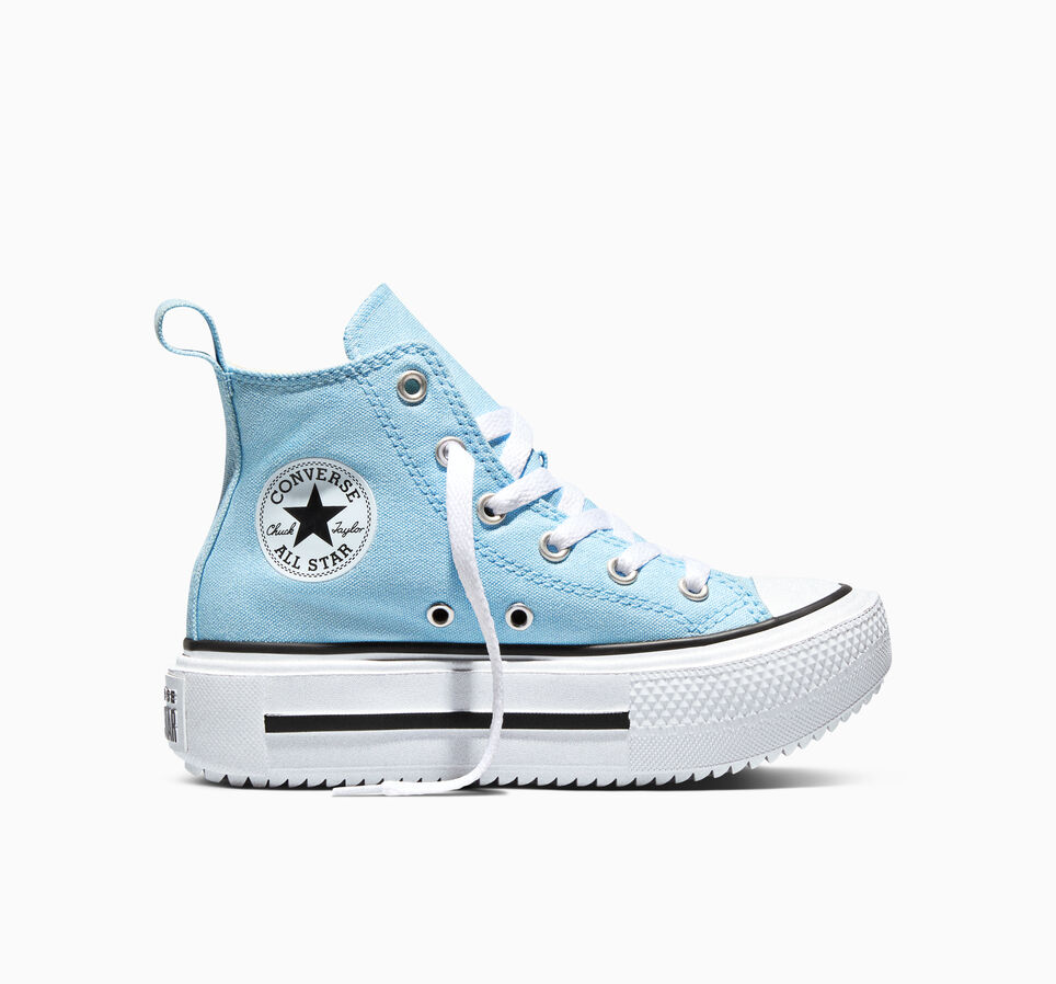 Chuck Taylor All Star Lift Double Stack Clear Skies/White/Black