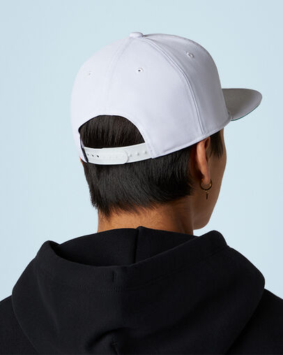 Logo Snapback Hat White (10A), 3/4 View