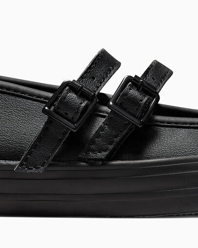 Chuck Taylor All Star Dainty Mary Jane Negro/Negro/Negro, Detail Angle View