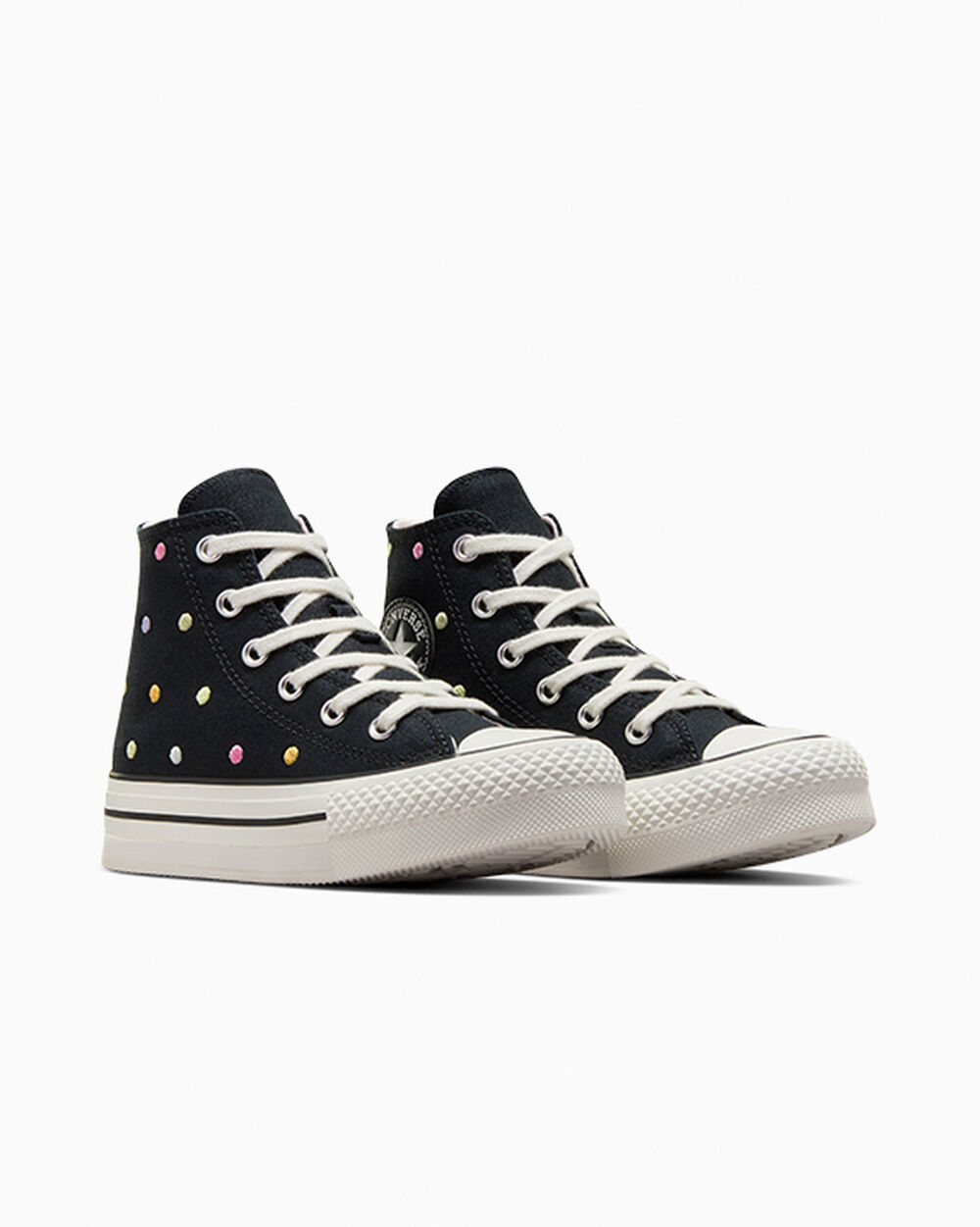 Chuck Taylor All Star Lift Embroidered Polka Dots Platform