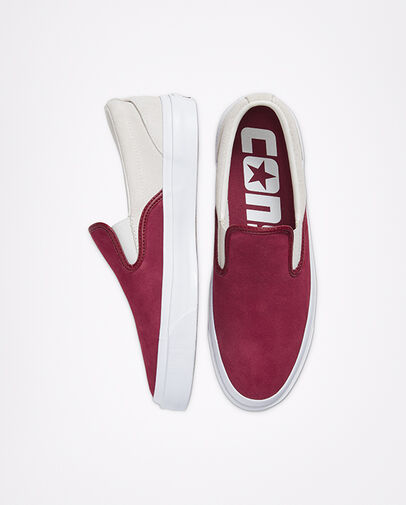 CONS One Star CC Slip Pro Team Redegret/Team Red, Top and Side View