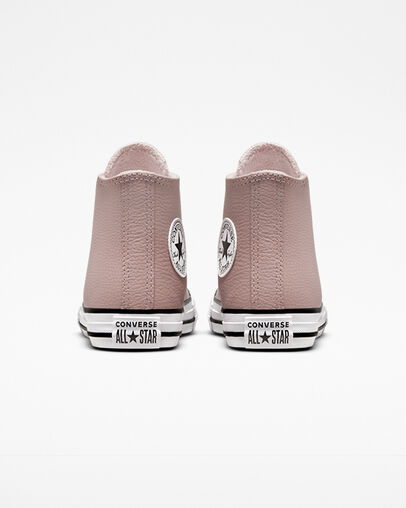 Chuck Taylor All Star Counter Climate Leather Stone Mauve/White/Black, Heel View