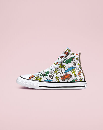 Chuck Taylor All Star Desert Explorer White/Engine Smoke/Green, Inner Side View