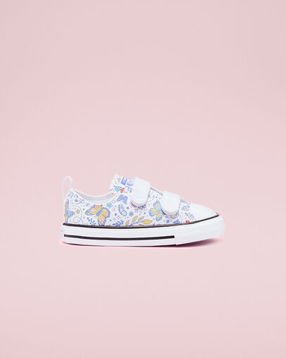 Chuck Taylor All Star Easy-On Butterfly White/Black/White, Outer Side View