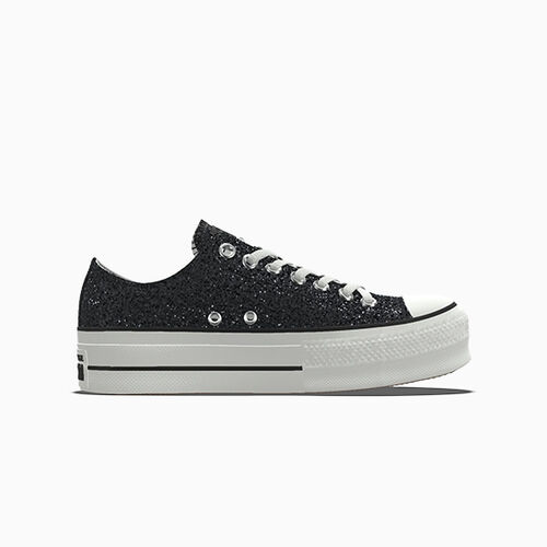 Converse Chuck Taylor All Star Lift Platform Glitter Low Top Midnight Sky – A12076CSU24