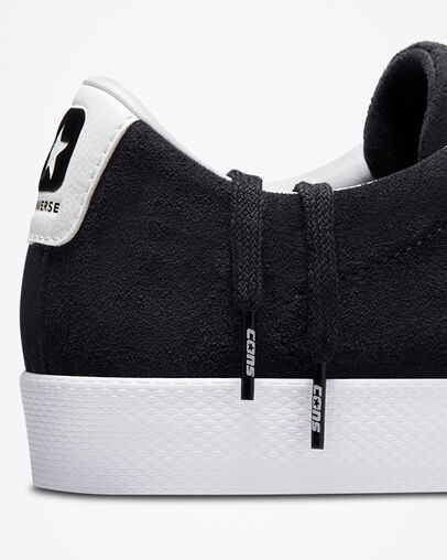 Converse CONS Pro Leather Vulcanized Pro Black/White/White, Detail Angle View