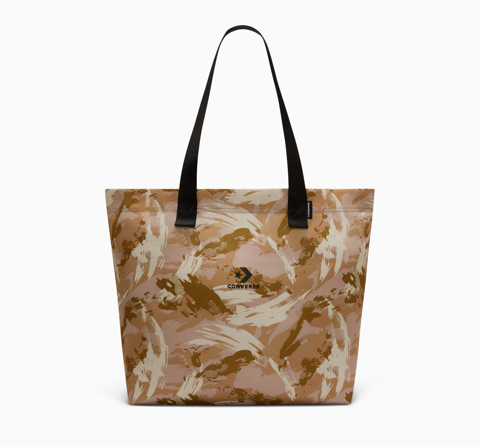 Camo Canvas Tote Paint Camo - Trek Tan