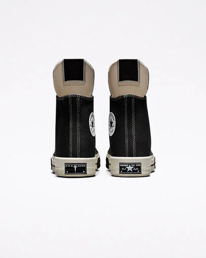 Converse x DRKSHDW DRKSTAR Chuck 70 Black/Egret/Black, Heel View