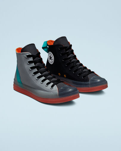 Chuck Taylor All Star CX Color Pop Black/Ash Stone/Storm Wind, Angled View