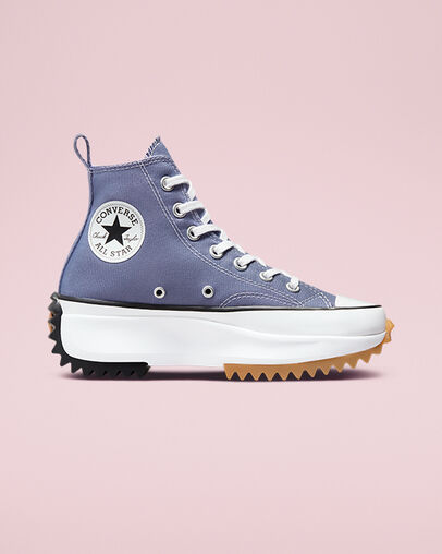 Run Star Hike Platform in den Farben der Saison Slate Lilac/Schwarz/Wei&szlig;, Outer Side View