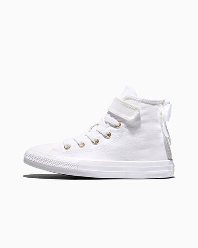 Chuck Taylor All Star Satin Bows White/White/Gold, Inner Side View