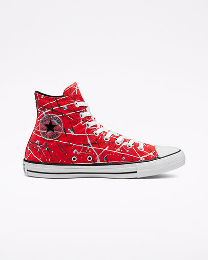 Chuck Taylor All Star Archive Paint Splatter University Red/White/Black, Outer Side View