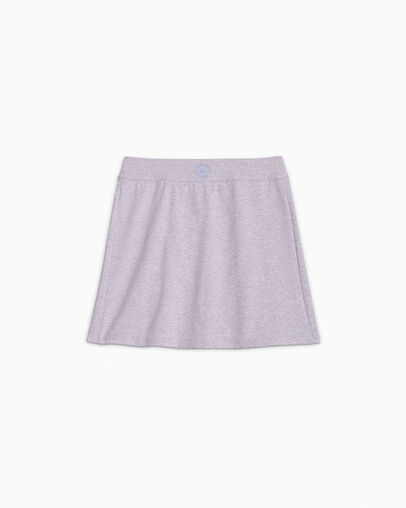 Pleated Skirt Violet chaud chin&eacute;, Back View