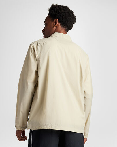 Ultra-Lightweight Andover Coaches Jacket Kaki p&acirc;le, Back View