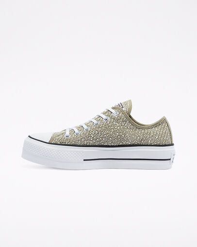 Chuck Taylor All Star Lift Platform Breathable Light Field Surplus/White, Inner Side View