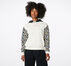 Rainbow Leopard Print Pullover Hoodie Egret Multi