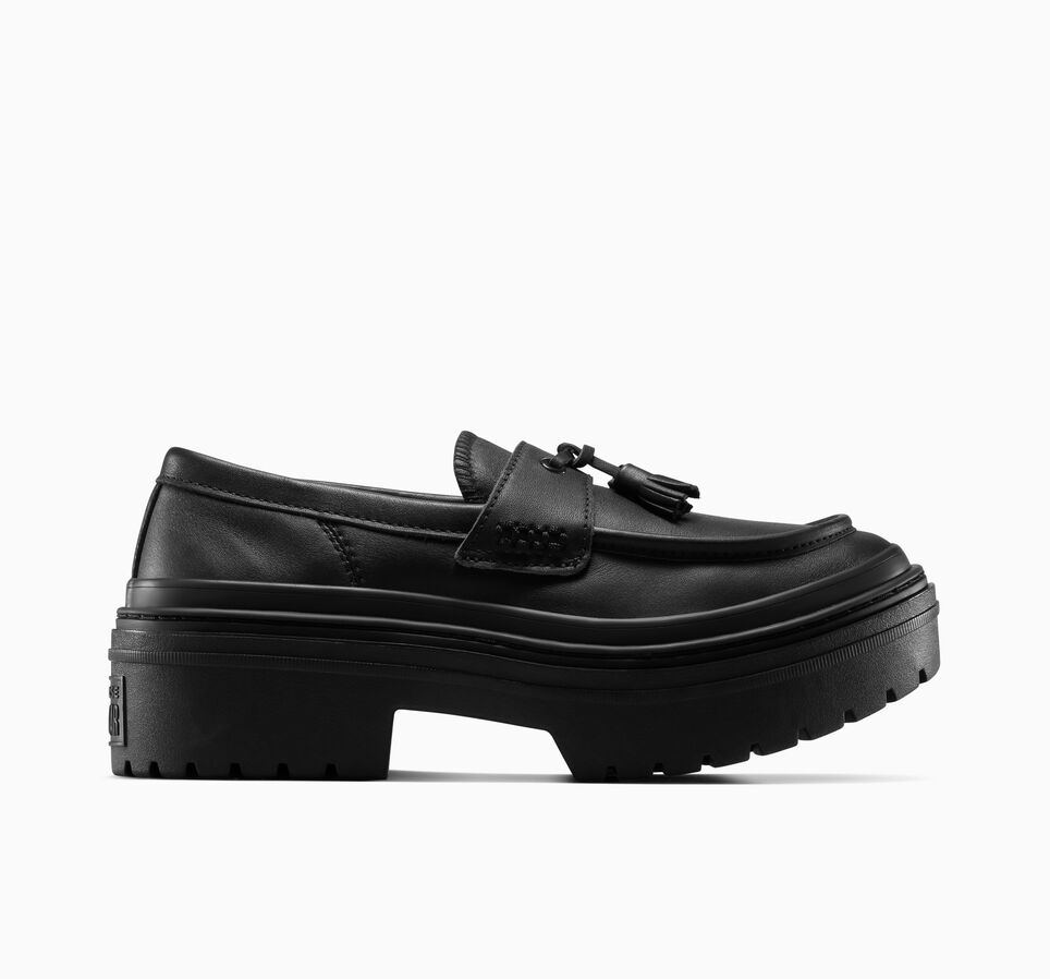 Chuck Taylor All Star Lugged Heel Loafer Platform Leather Black/Black/Black