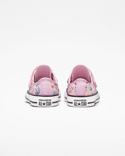 Chuck Taylor All Star Easy-On Owls Lt Arctic Pink/Soft Sunshine, Heel View