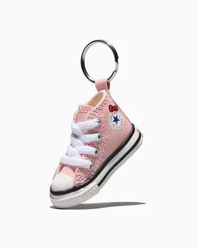 Converse x Hello Kitty And Friends Chuck Taylor All Star Keychain Pink/White/Black, Front View