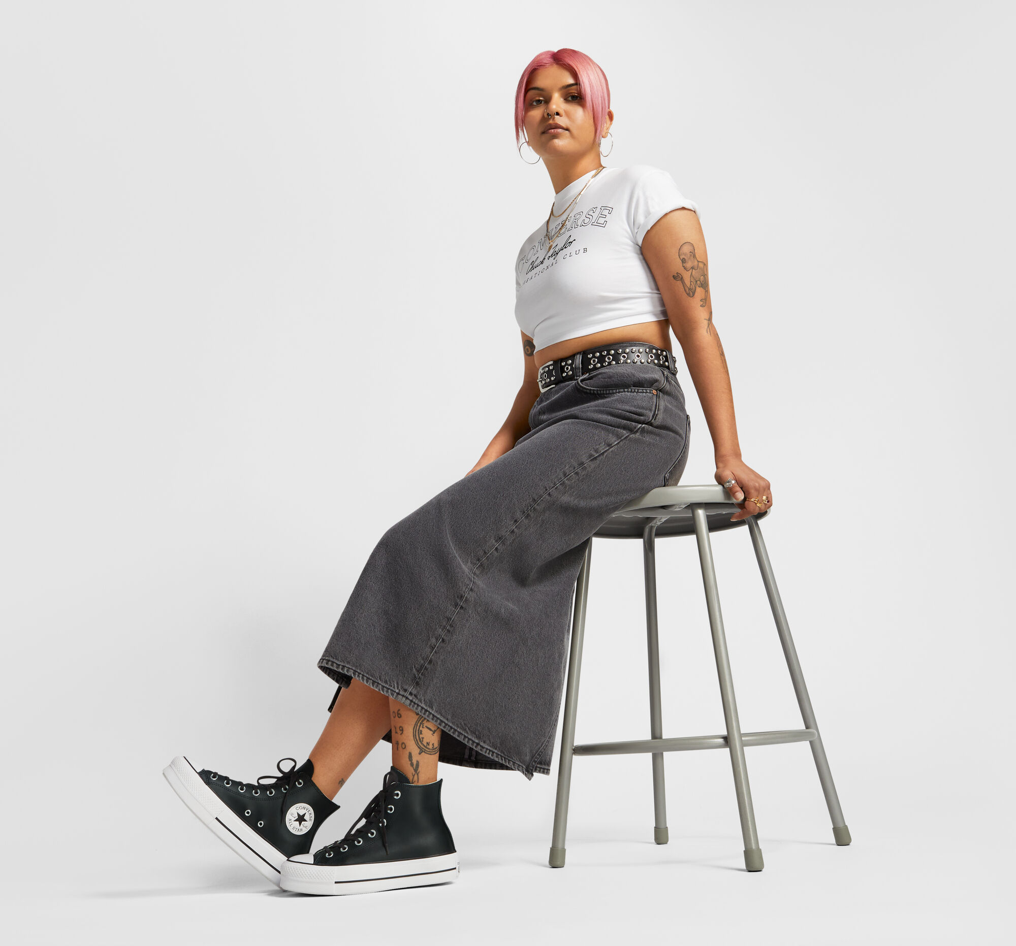 chuck taylor platform high top