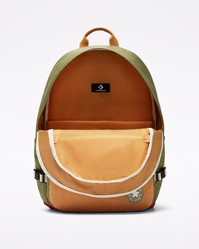 Straight Edge Backpack Street Sage/Soba/Venetian Rust, Detail View