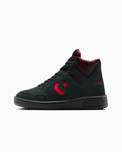 Converse x NARUTO SHIPPUDEN Itachi Weapon Black/Red/Moonbathe, Inner Side View